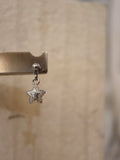 Drop dangling surgical steel stud earring (1pc)