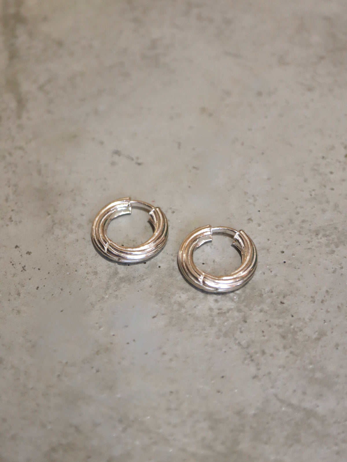 Spiral Clicker 925 Silver Hoop Earrings