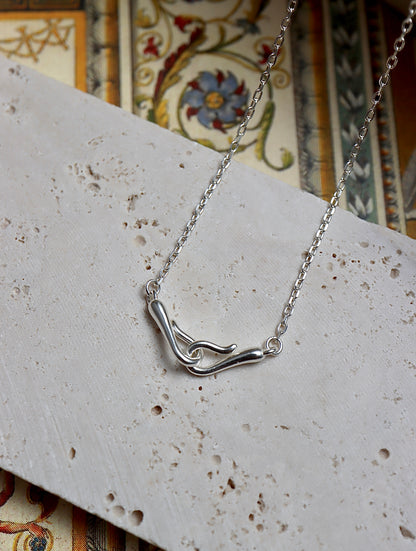 Front lock Silver925 necklace