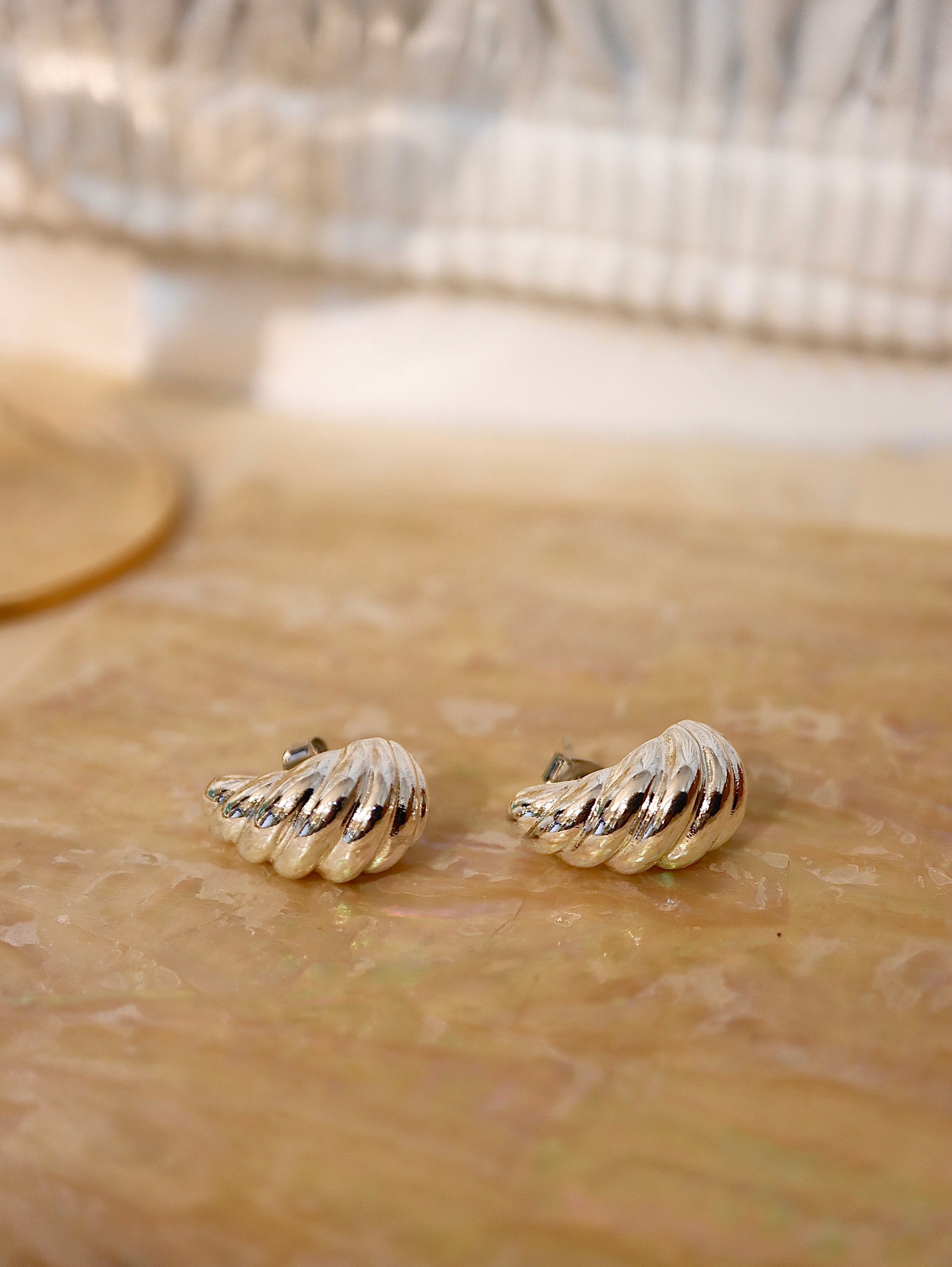Croissant earrings