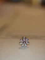 Petal Stud 925 Silver Piercing Earring (1pc)