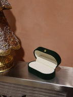 Velvet ring gift box