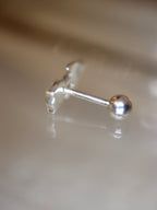 Floral 925 silver piercing earring