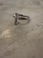 Cross stainless steel ring