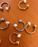 Pearl two way surgical steel piercing (1pc)