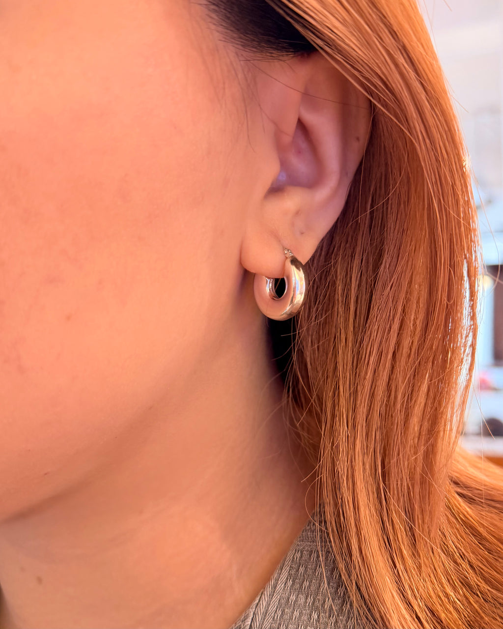 Lunar Hoop silver925 earrings