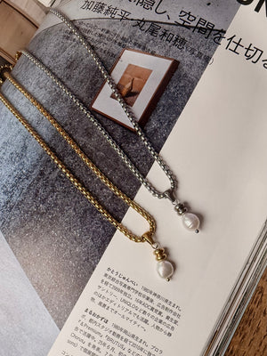 Stainless steel waterproof 53CM necklace