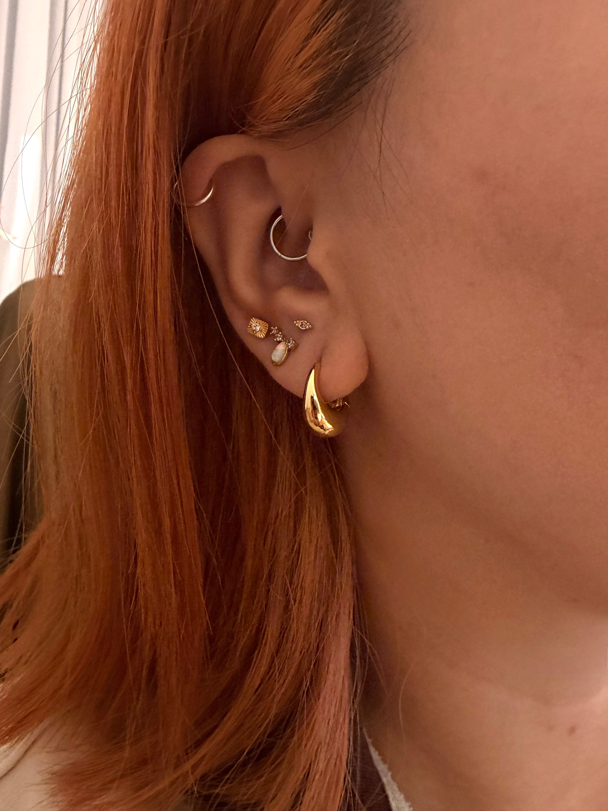 Brass earrings 02