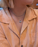 Aether Cutout Steel Layering Necklace