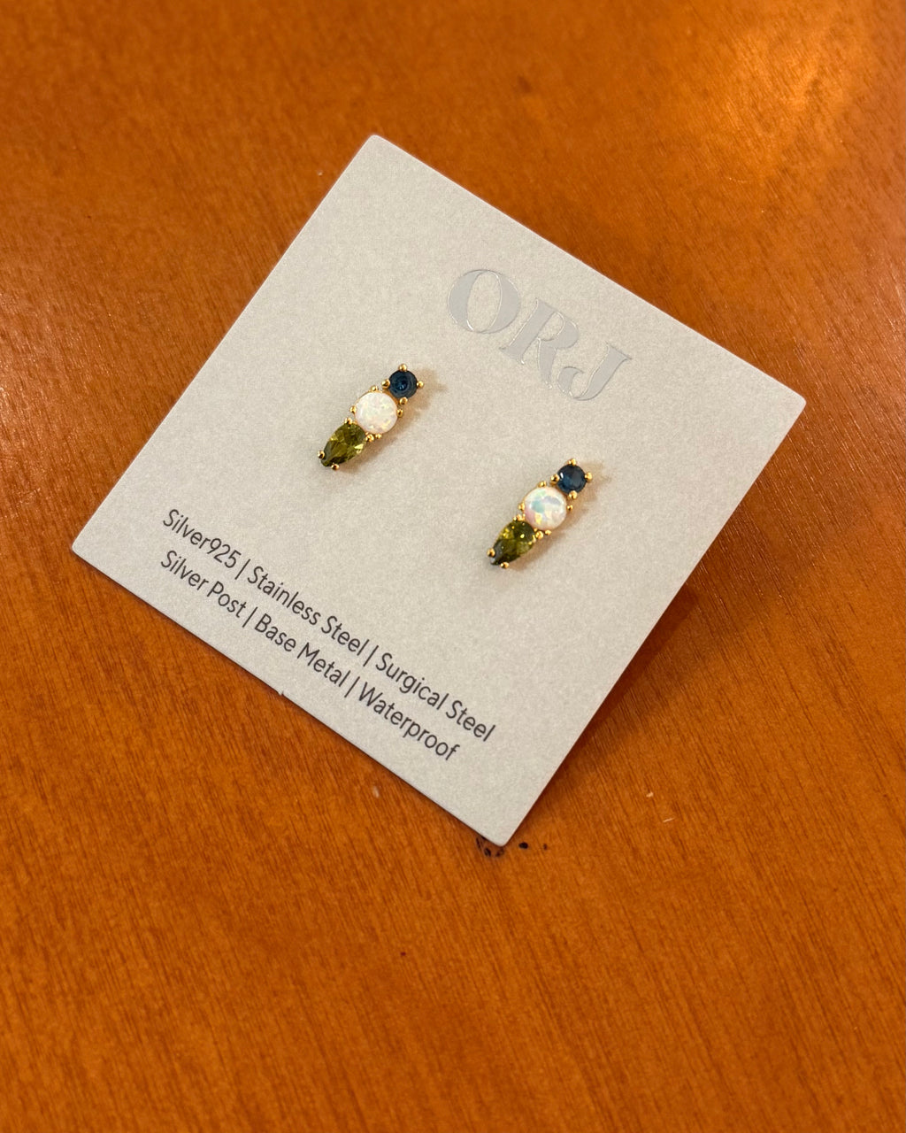 Sapphire Opal Studs Studs Earrings