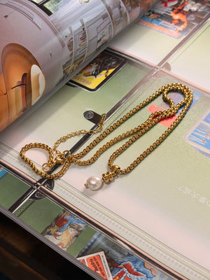 Stainless steel waterproof 53CM necklace