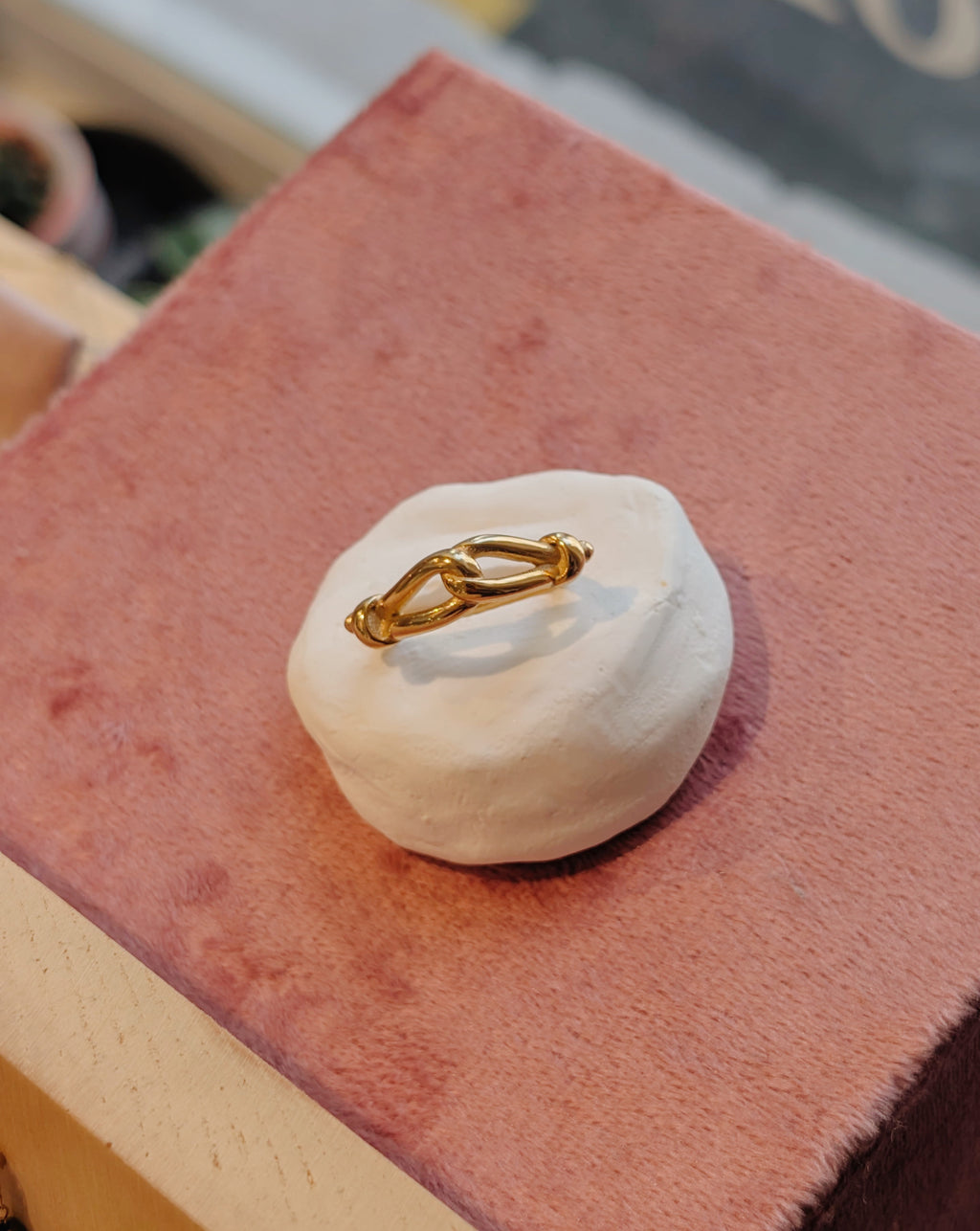 Interlock stainless steel ring