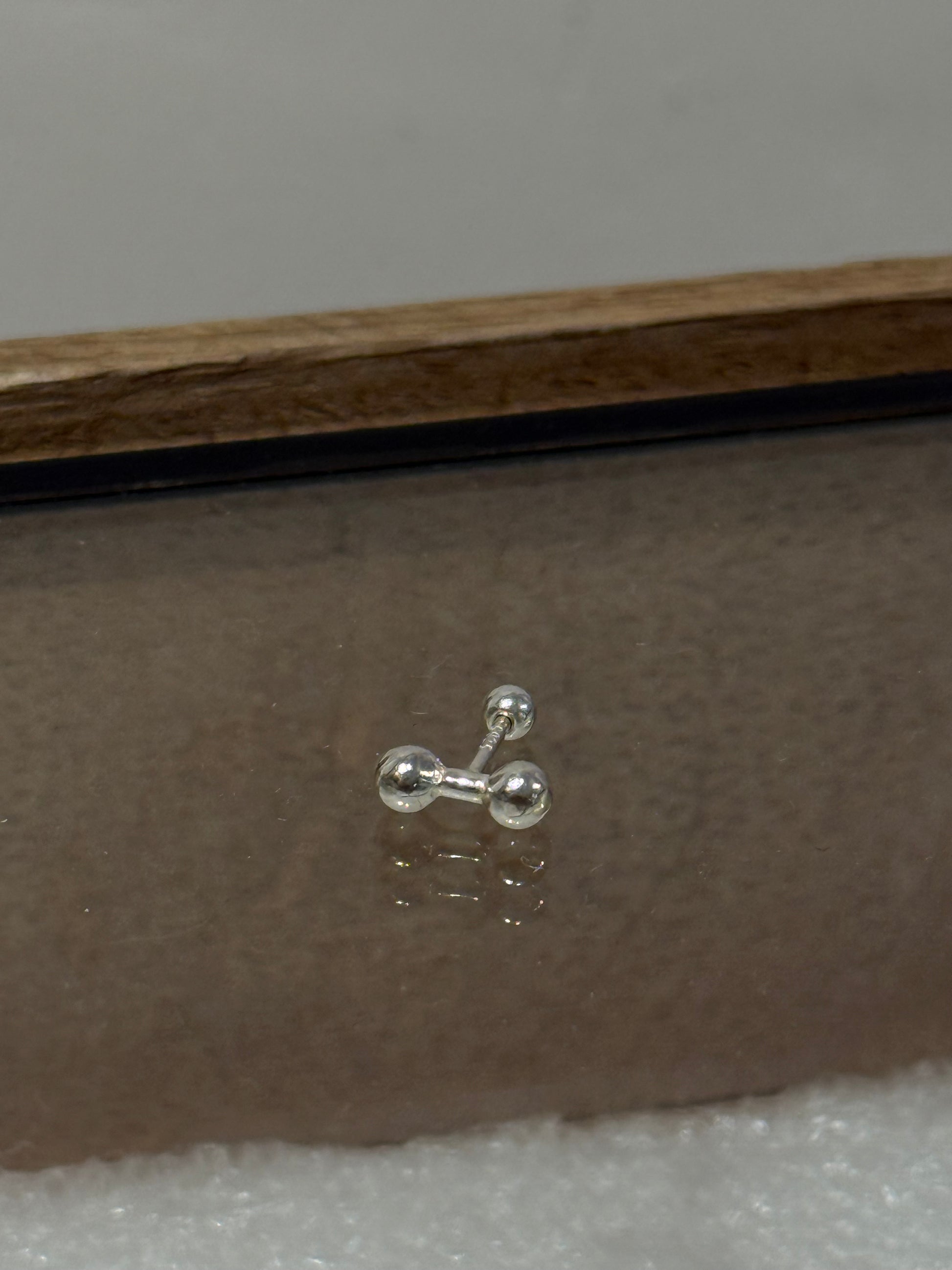 Double dot silver925 piercing (1pc)