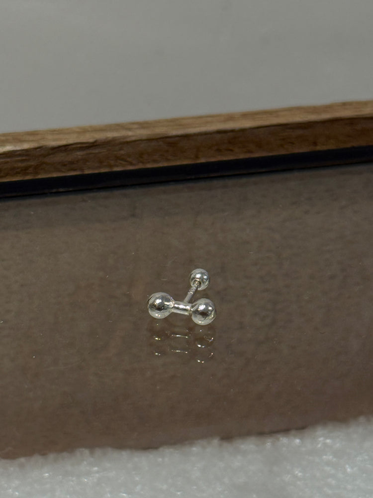 Double dot silver925 piercing (1pc)