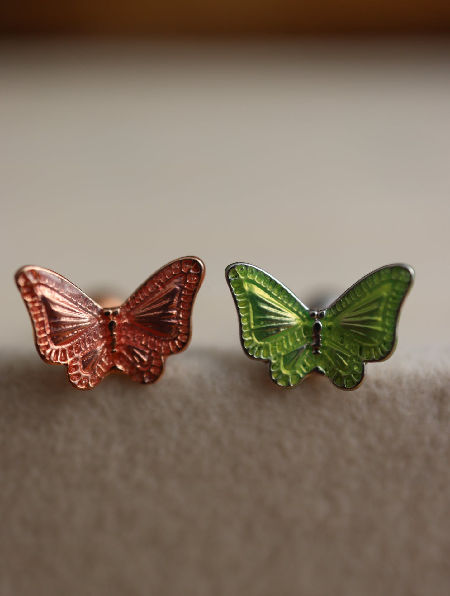 Butterfly surgical steel piercing