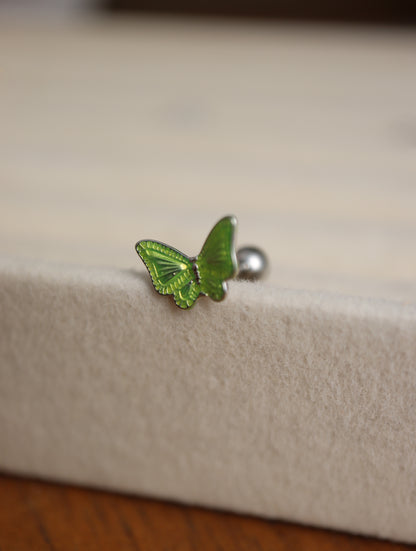 Butterfly surgical steel piercing