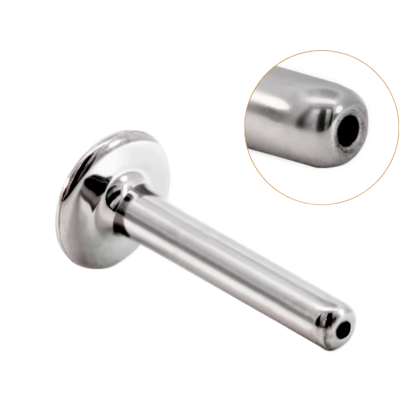 Threadless Titanium Labret Post