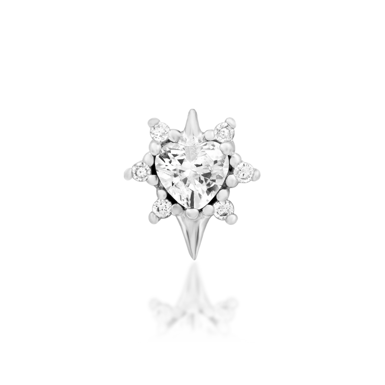 Junipurr Jewelry Cadence White CZ - Threadless