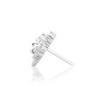 Junipurr Jewelry Cadence White CZ - Threadless