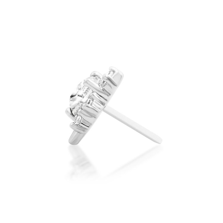 Junipurr Jewelry Cadence White CZ - Threadless
