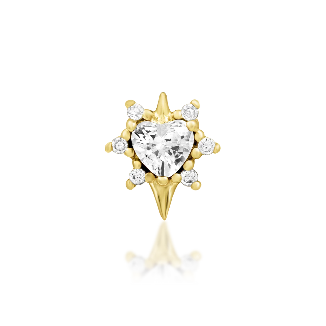 Junipurr Jewelry Cadence White CZ - Threadless