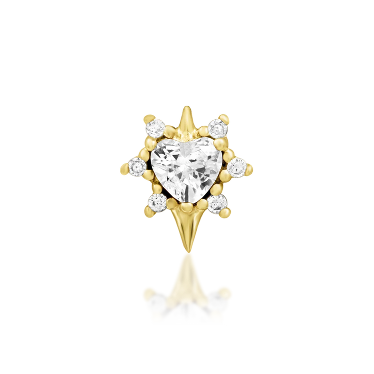 Junipurr Jewelry Cadence White CZ - Threadless