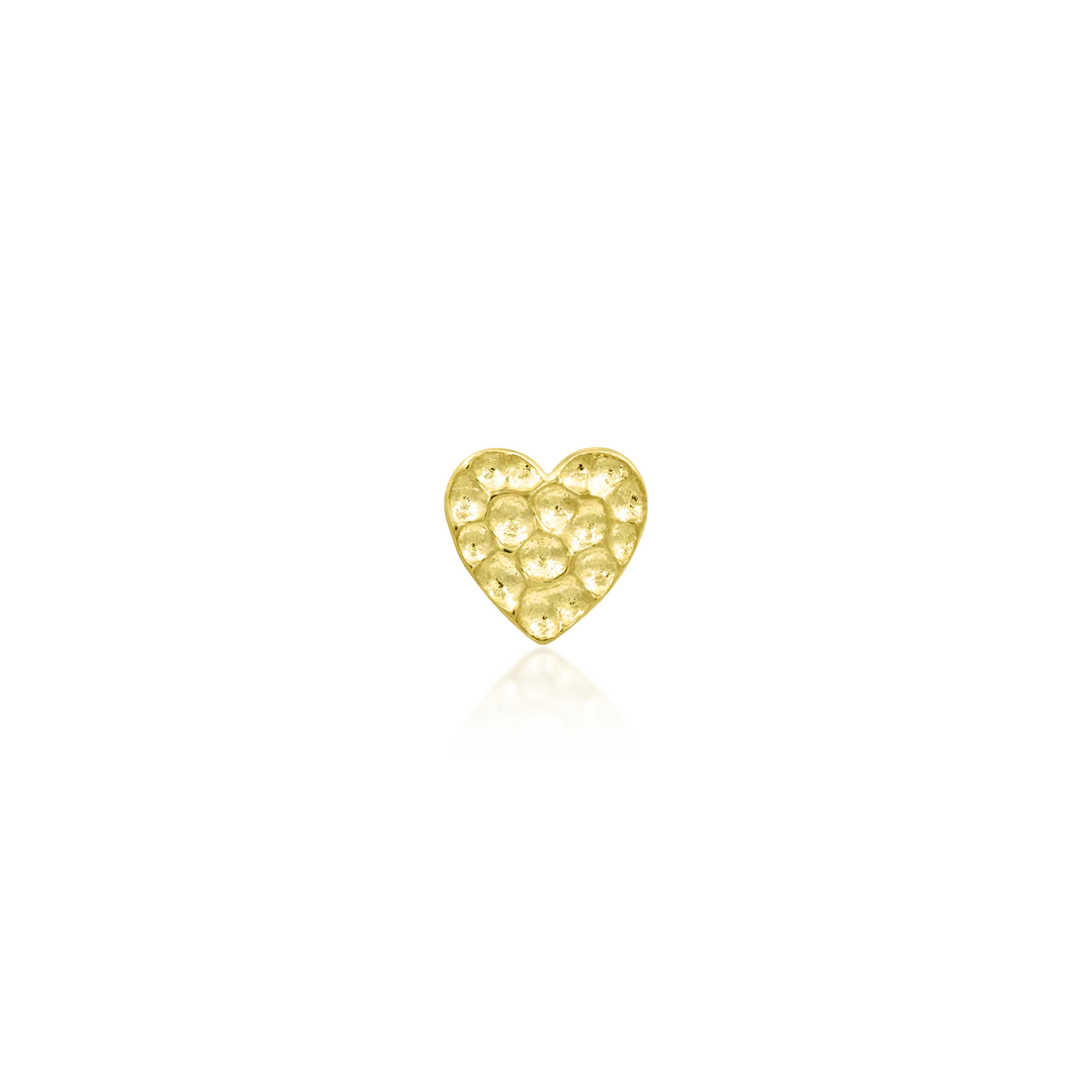 Junipurr Jewelry Hammered Heart - threadless