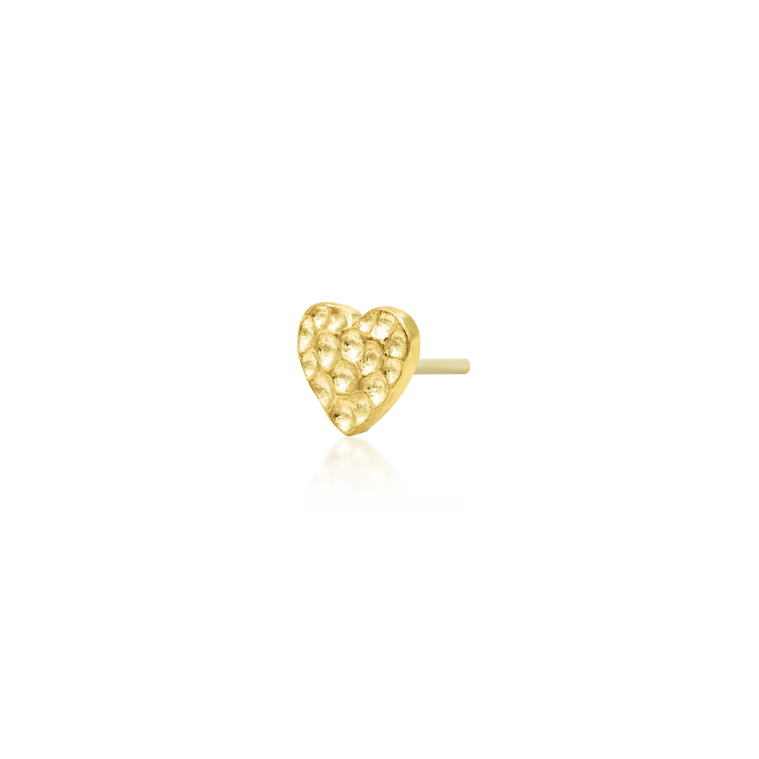 Junipurr Jewelry Hammered Heart - threadless