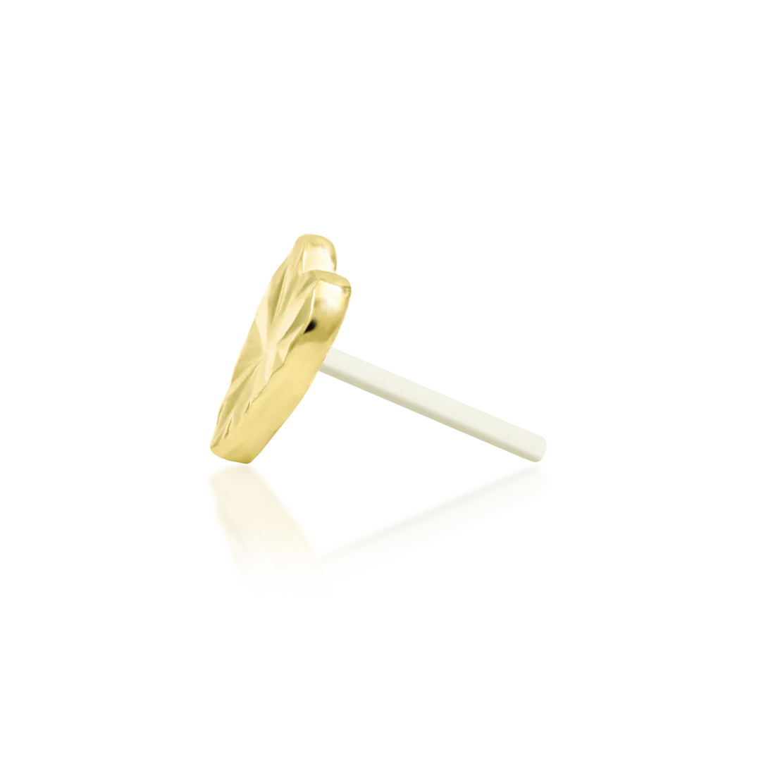 Junipurr Jewelry Laser Heart - Threadless