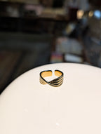 Essential wrap stainless steel ring
