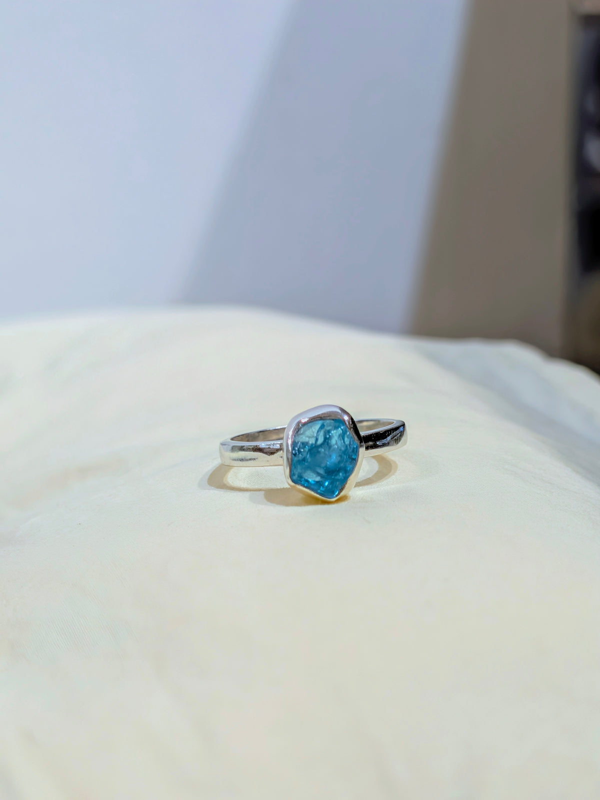 Apatite 925 Silver Ring
