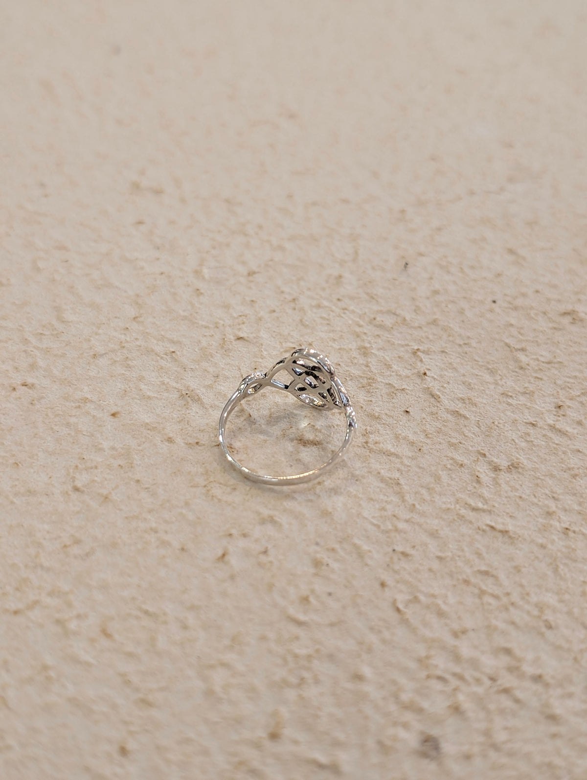 Celtic Knot Band 925 Silver Ring