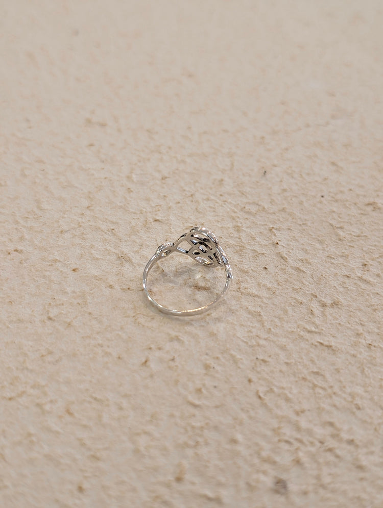 Celtic Knot Band 925 Silver Ring