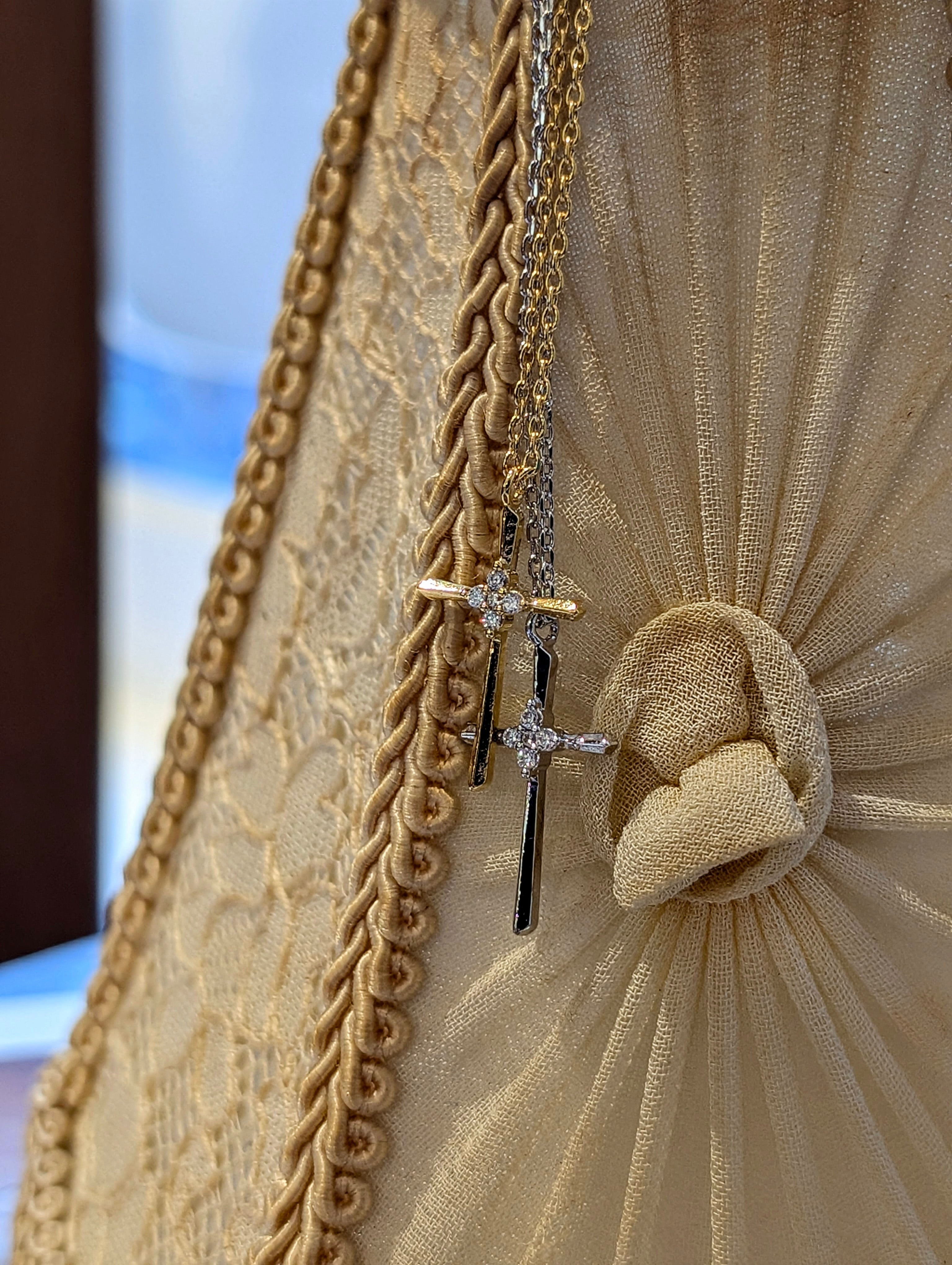 Soft Block Pendant Necklace