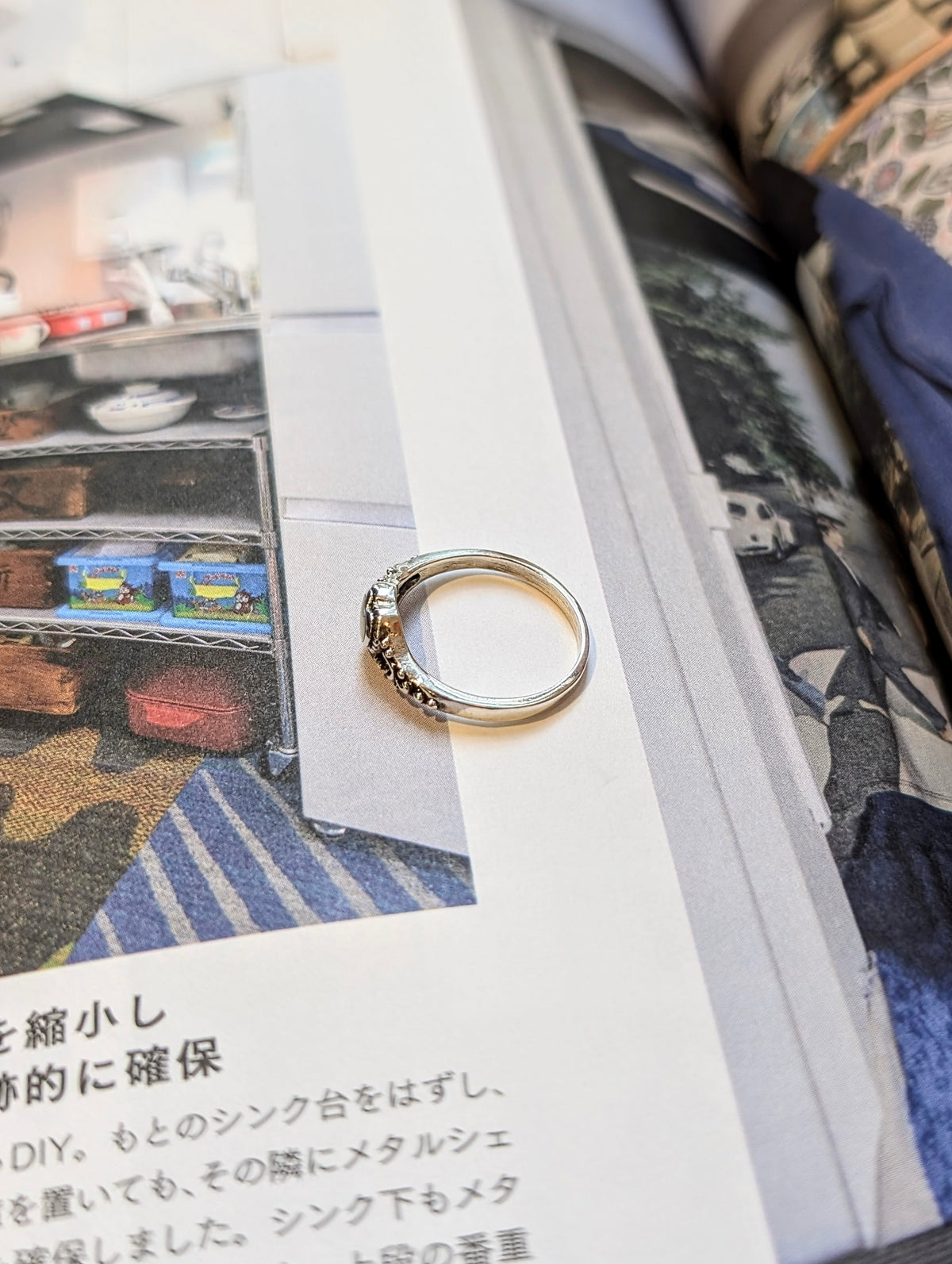 Heart 925 silver pinky ring