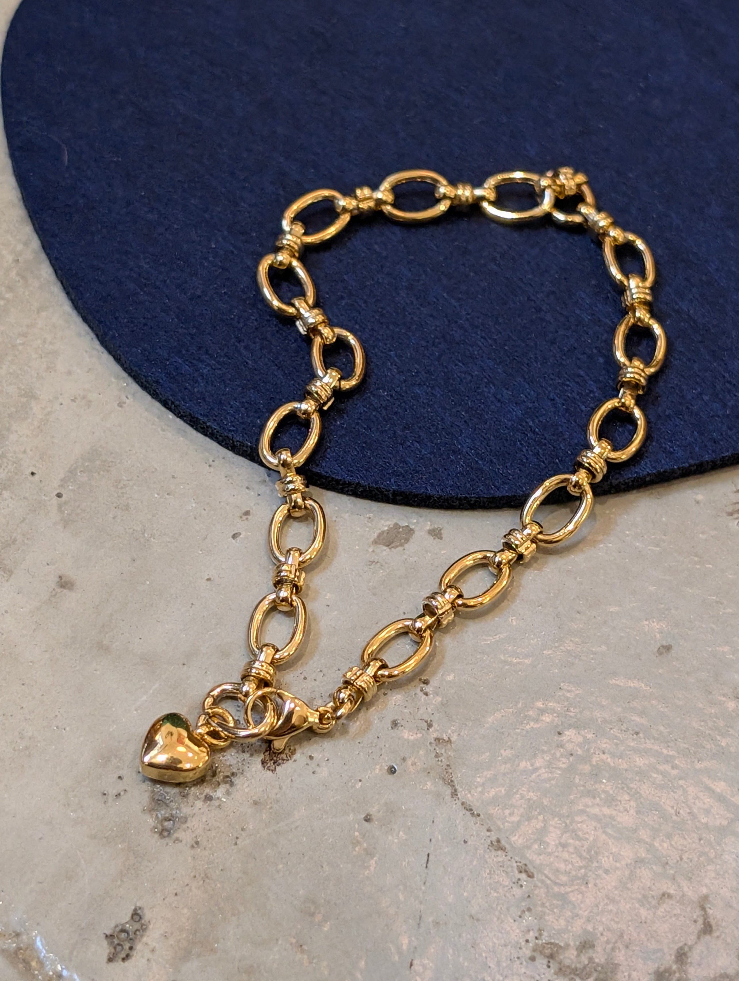 Keepsake Heart Stainless Steel Bracelet