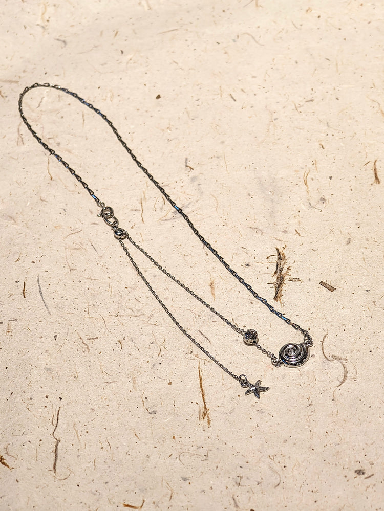 Oceanic Echo Chain Stainless Steel Necklace