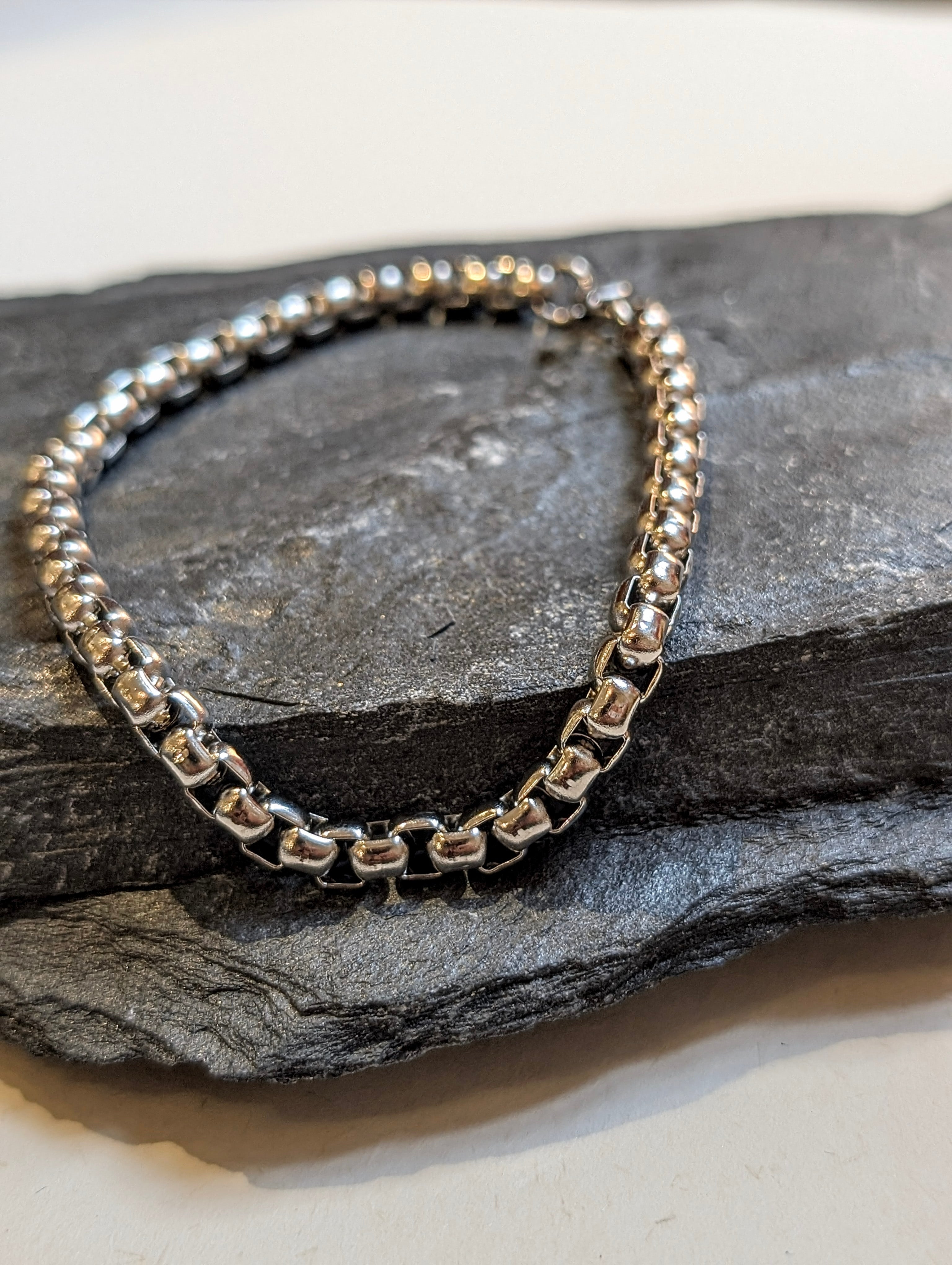 Stainless Steel Chain Bracelet - Men