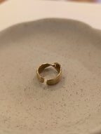 Essential wrap stainless steel ring