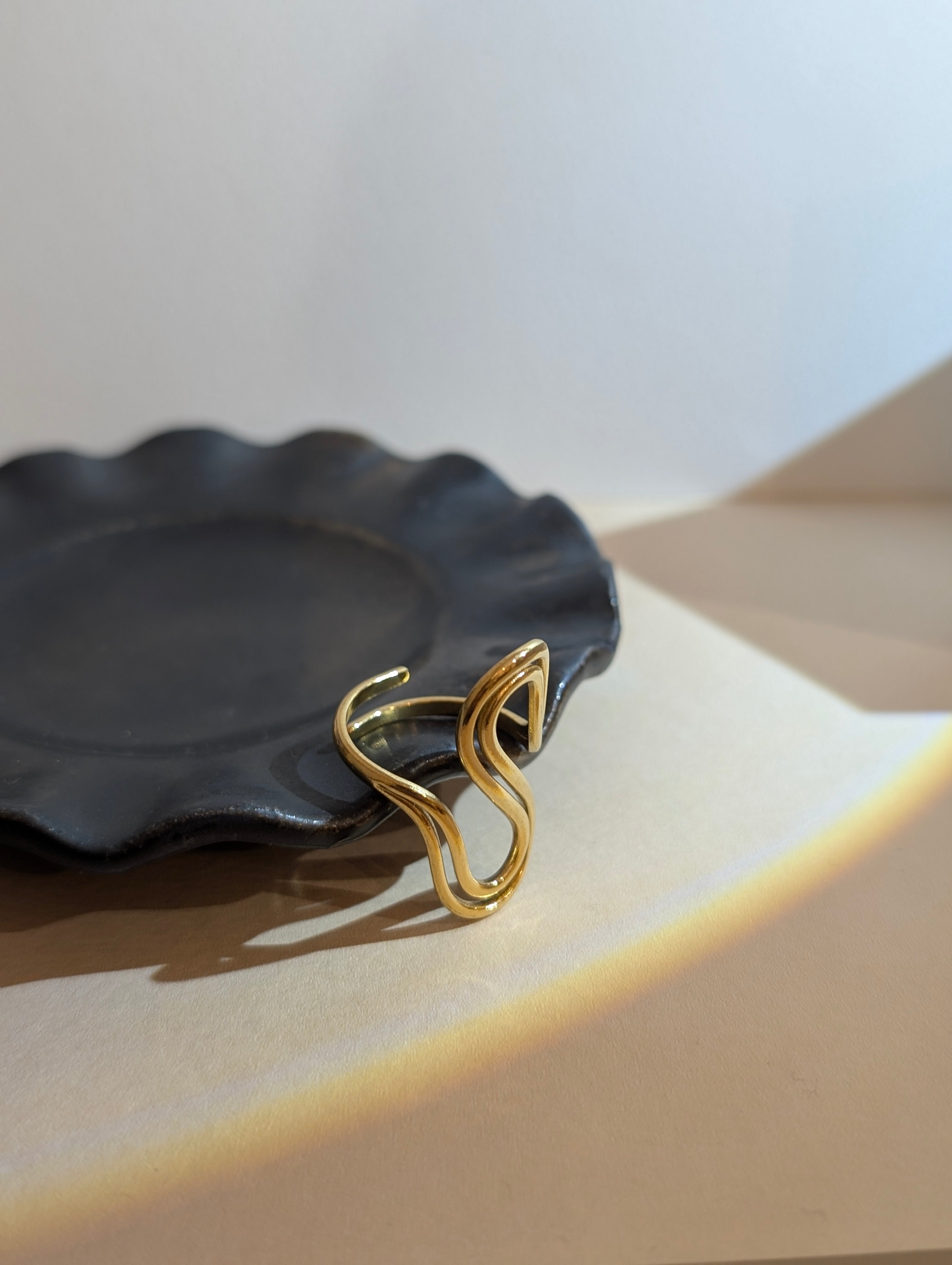 Double S Stainless Steel Ring