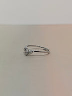Triple heart stainless steel ring