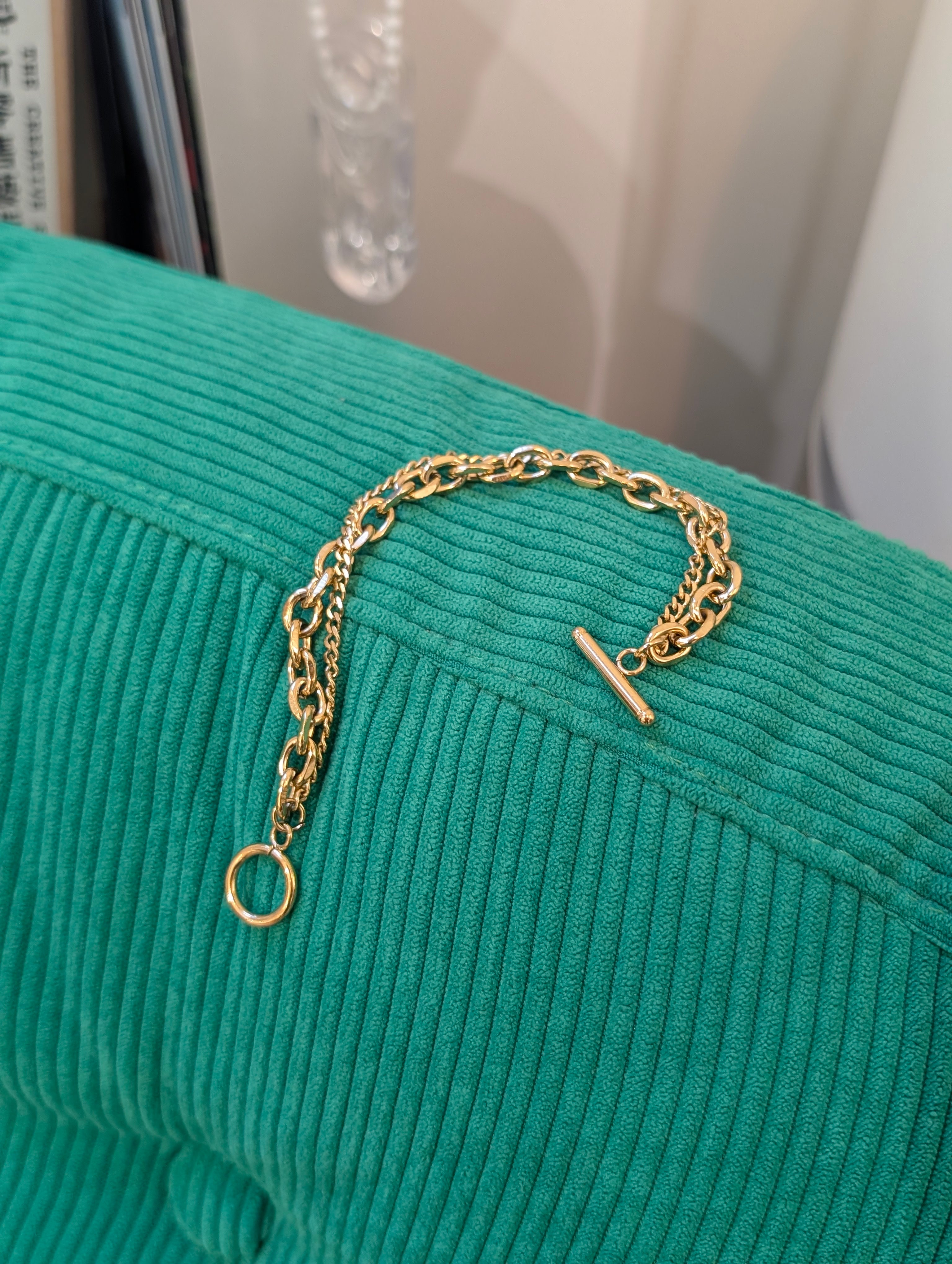 Interlock Stainless Steel Bracelet