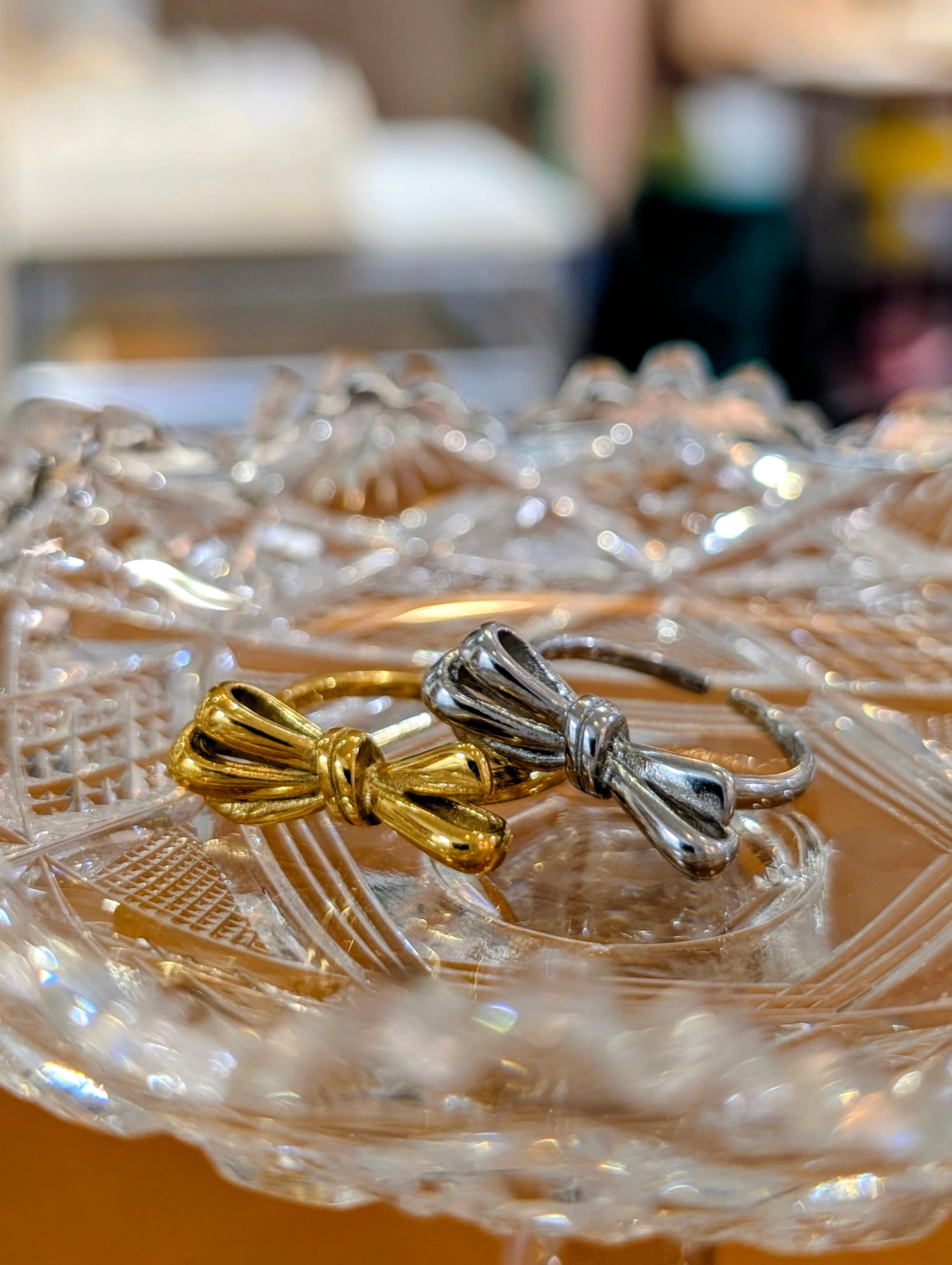 Stainless Steel ribbon open size ring