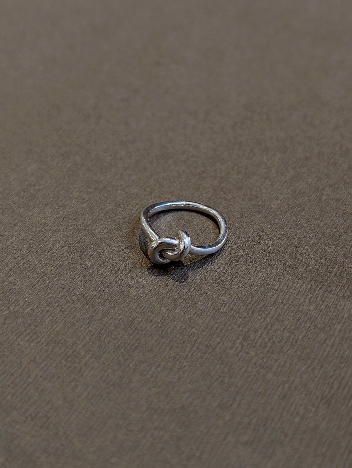 Knot 925 silver pinky ring