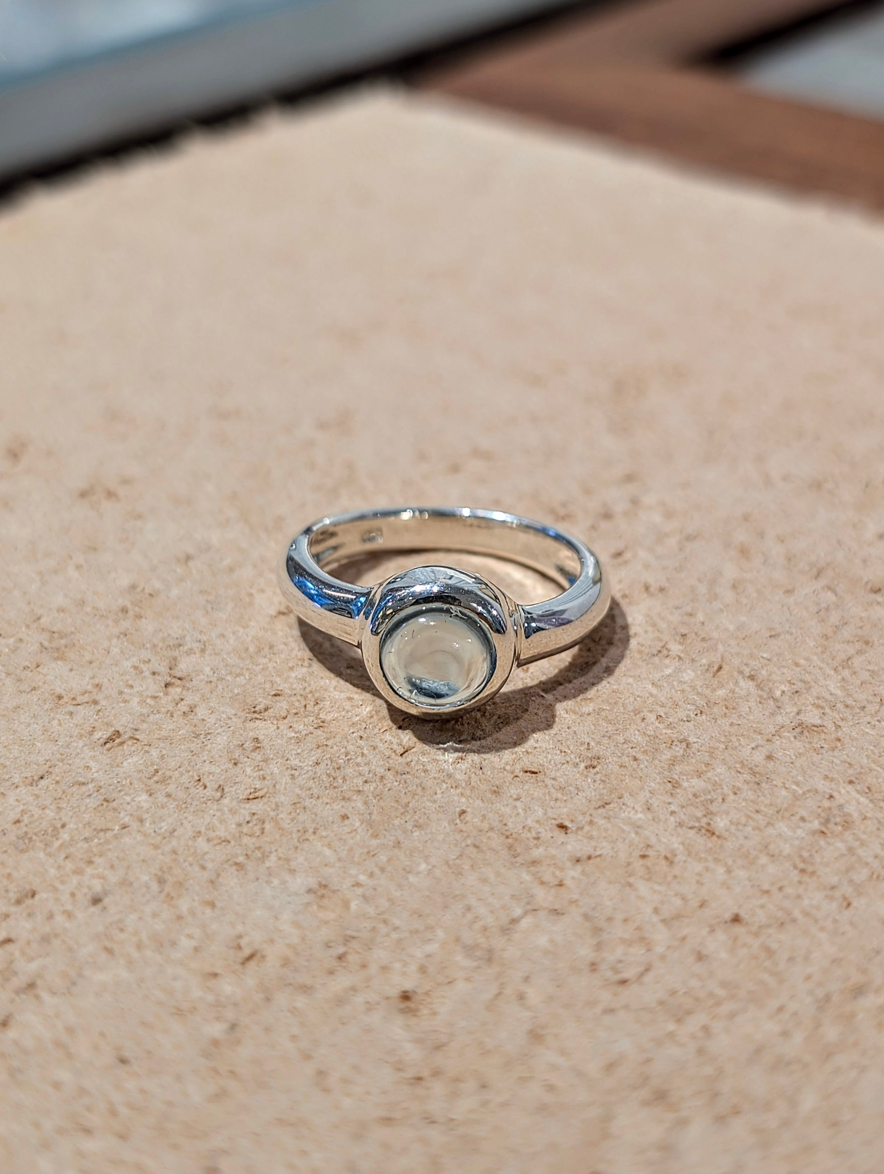 Blue Topaz 925 Silver Ring