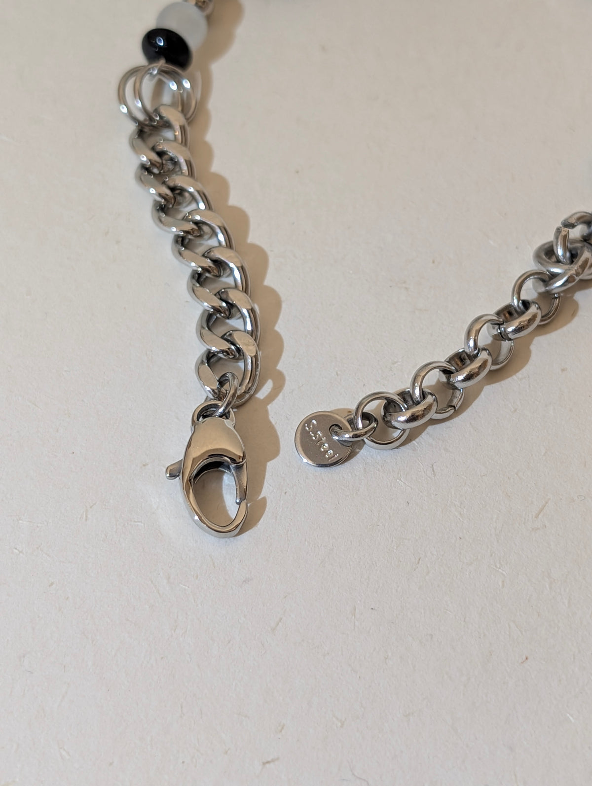 Paradigm Mixed-Link Stainless Steel Bracelet