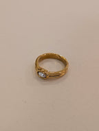 Nova pearl stainless steel ring