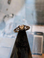 Heart 925 silver pinky ring