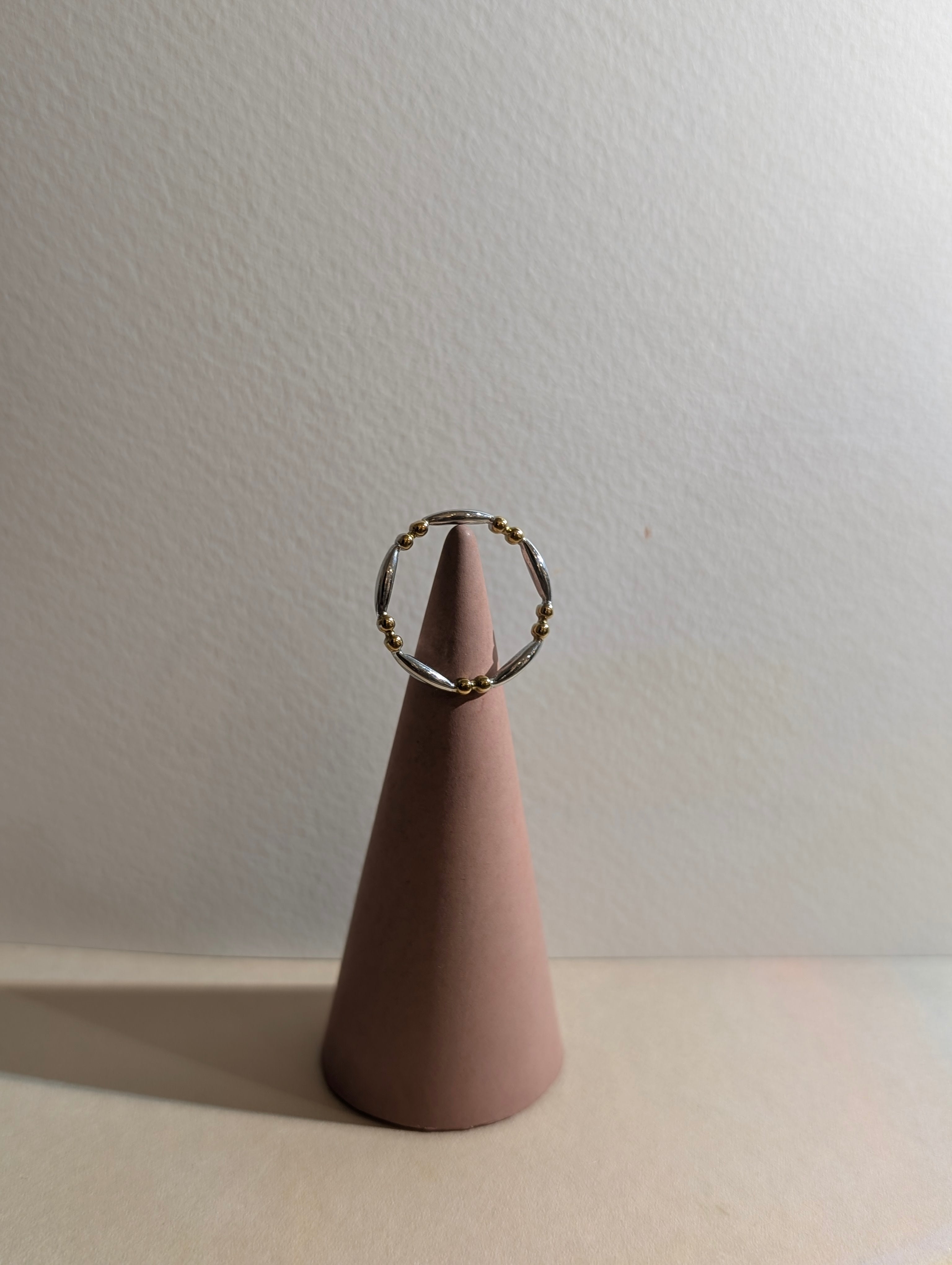 Mix colour stainless steel ring