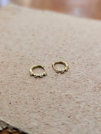 Lucent Line Huggie Hoop 925 Silver Earrings